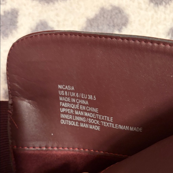 Maroon Riding Boots with Gold accents - Picture 3 of 7